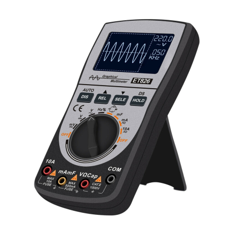 Produse EmagMarketplace - Osciloscop digital si multimetru cu testare diode 4000 valori masurate