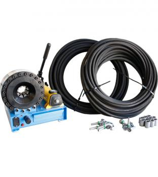 Pachet start sertizare furtunuri cu presa hidraulica manuala 100 tone forta si accesorii [1]