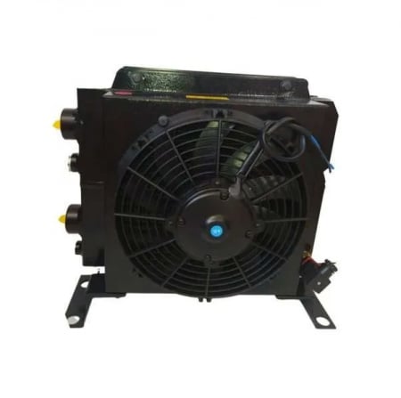 Promotii - Răcitor de ulei hidraulic debit maxim 140L/min alimentat 12Vcc