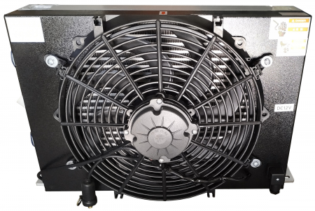 Racitor Ulei Hidraulic 150 lpm cu ventilator cu actionare la 12 Vcc [3]