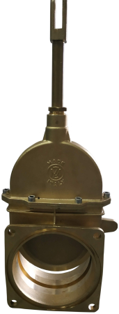 Robinet 6" cu actuator EMH pentru vidanja cu 2 flanse [1]
