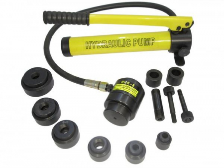 Truse de Verificare si Masura - Set pompa hidraulica, cilindru si stante 22-60 mm pentru gaurit tabla