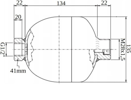 Sistem 2 acumulatoare hidraulice 1 litru cu supapa G1/2 pentru absorbtie socuri [1]