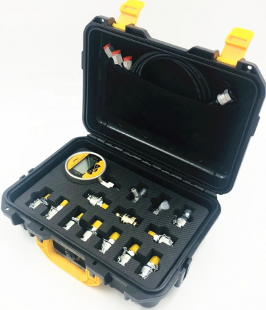 Trusa cu manometru digital si adaptoare pentru diagnosticarea sistemelor hidraulice 500 Bar [5]