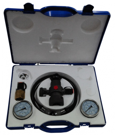 Truse de Verificare si Masura - Trusa verificare si incarcare acumulatori hidraulici filet 5/8" UNF,set 6 piese, 550 bar