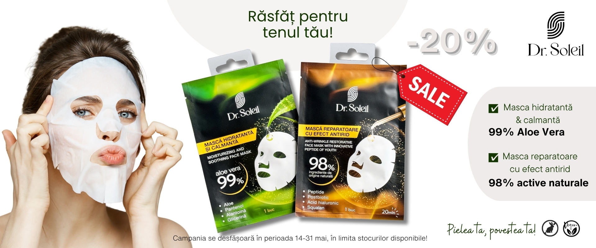Banner masti fata Dr. Soleil -20%