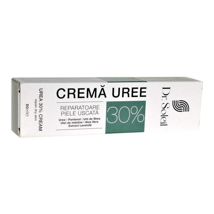Cremă Uree 30% cu Unt de Shea, Ulei de măsline, Aloe Vera și Extract Lavandă, 50 ml [3]
