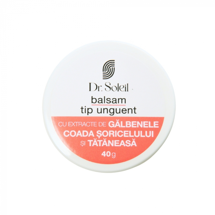 Balsam tip unguent cu extracte de Gălbenele, Coada Șoricelului și Tătăneasă Dr. Soleil, 40g [1]