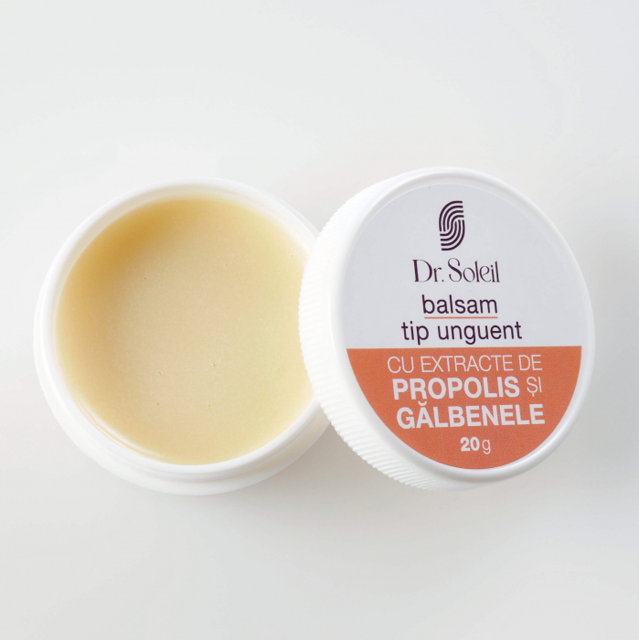 Balsam tip unguent cu extracte de Propolis și Gălbenele Dr. Soleil, 20g [2]