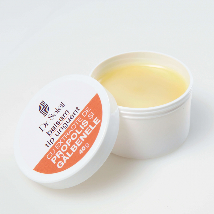 Balsam tip unguent cu extracte de Propolis și Gălbenele Dr. Soleil, 40g [2]