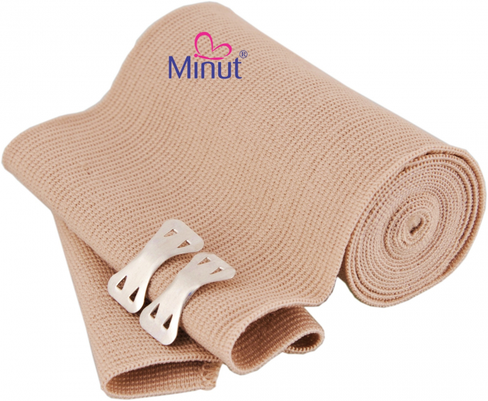 Bandaj elastic cu clema Minut 7.5 cm x 4.5 m [4]