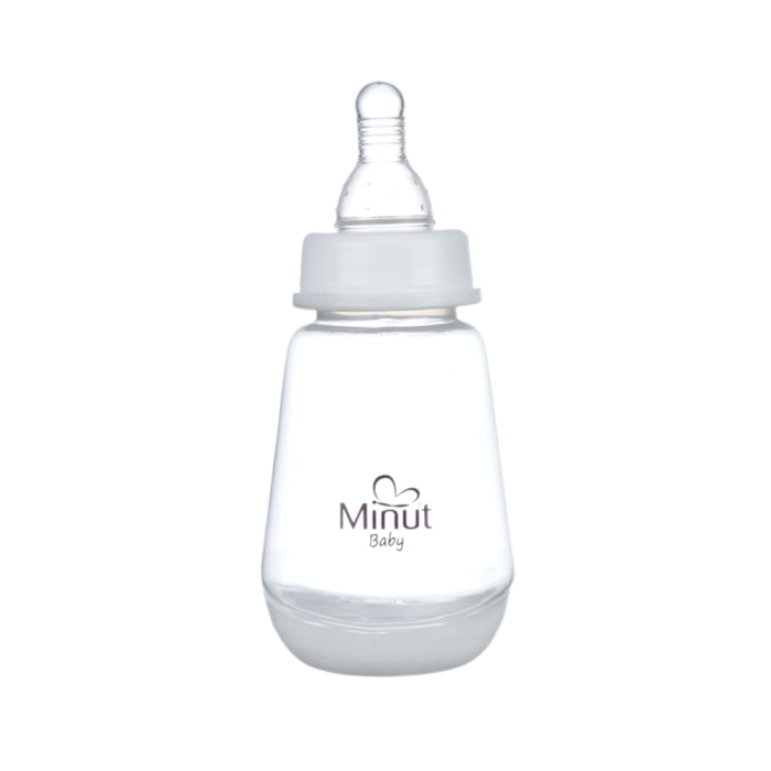 Biberon Minut Baby cu tetina silicon 0+ 150 ml [2]