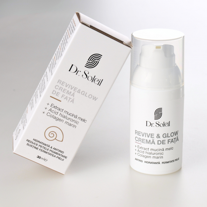 Crema fata cu mucina melc Revive & Glow Dr. Soleil, 30 ml [3]