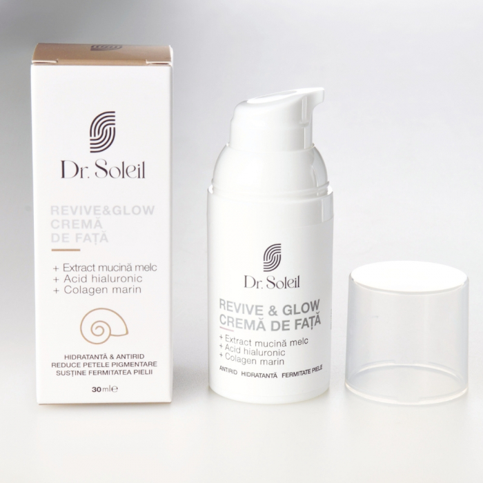 Crema fata cu mucina melc Revive & Glow Dr. Soleil, 30 ml [6]