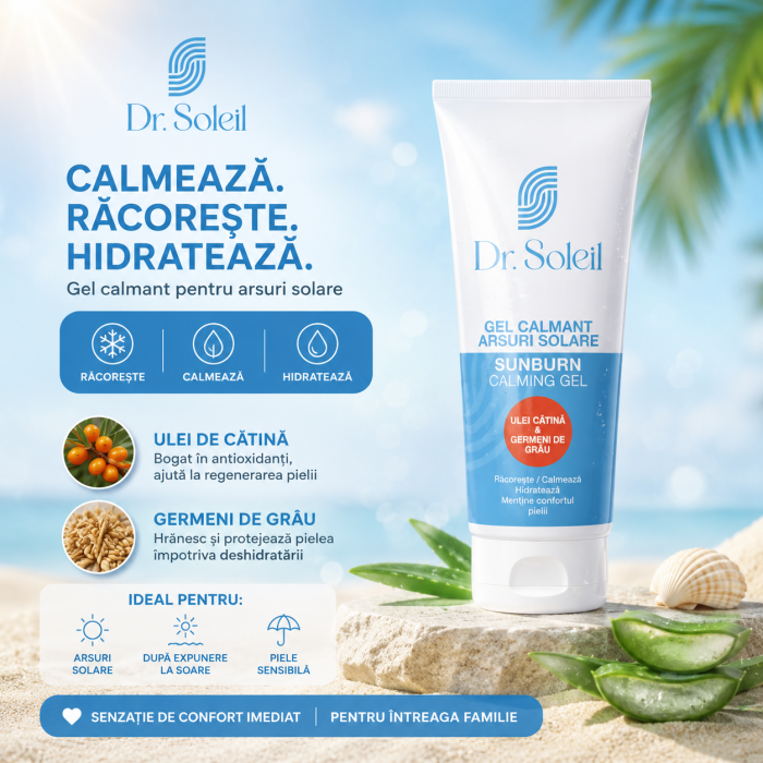 Gel calmant arsuri solare Dr. Soleil, 100 ml [2]