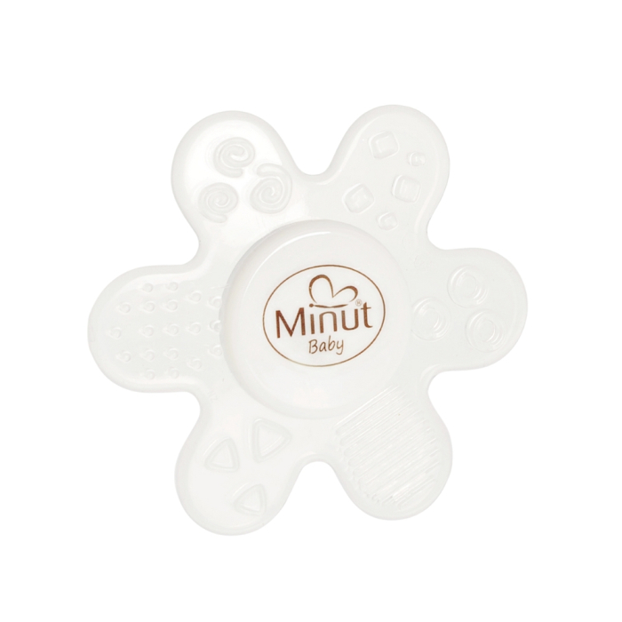 Jucarie dentitie floare silicon Minut Baby, 3+ [3]