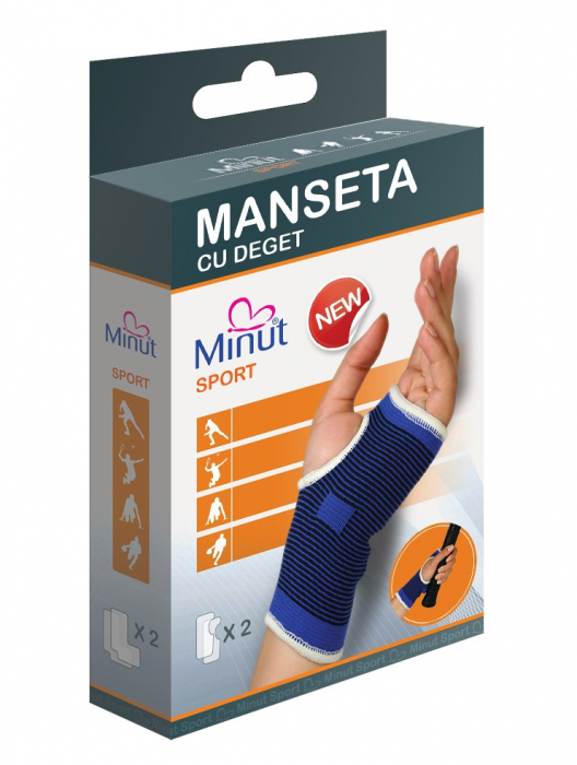 Manseta elastica cu deget Minut M [3]