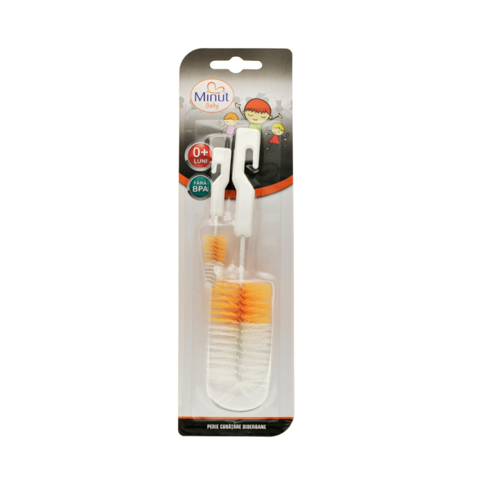 Perie curatare biberon si tetina Minut Baby [2]