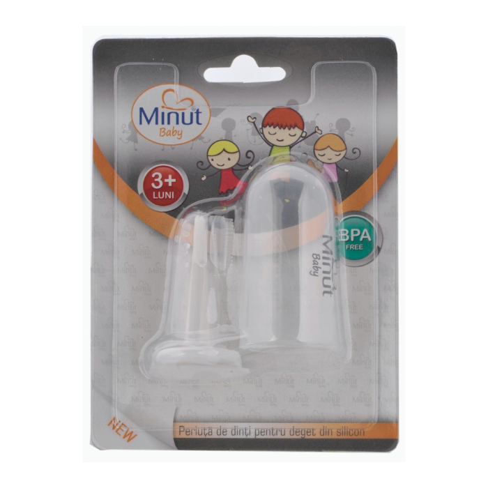 Periuta Minut Baby pentru gingii si dinti bebelusi  3 luni+ [5]