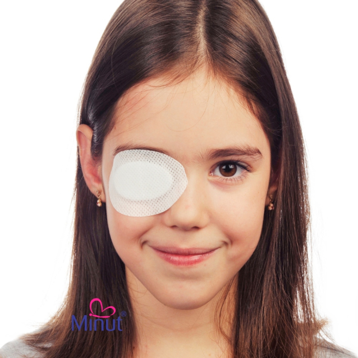 Plasturi oculari sterili pentru copii, 10 buc, Minut [2]