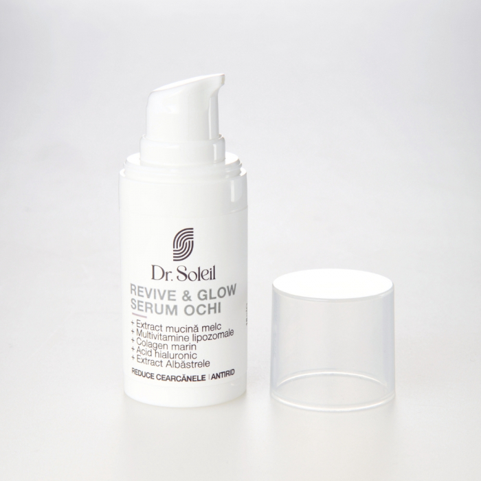 Serum ochi cu mucina melc Revive & Glow Dr. Soleil, 15 ml [5]