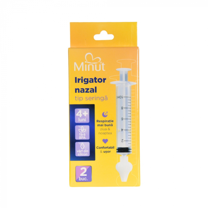 Set 2 bucati irigator nazal tip seringa, Minut [4]