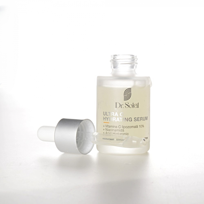 Ultra C Hydrating Serum cu Vitamina C lipozomală 10% Dr. Soleil [2]
