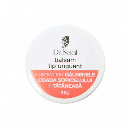 Tratamente ingrijire corp - Balsam tip unguent cu extracte de Gălbenele, Coada Șoricelului și Tătăneasă Dr. Soleil, 40g