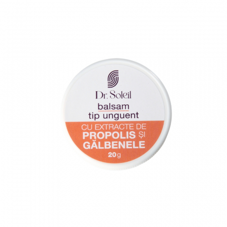 Tratamente ingrijire corp - Balsam tip unguent cu extracte de Propolis și Gălbenele Dr. Soleil, 20g
