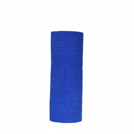 Accesorii medicale pentru recuperare si tratament - Bandaj elastic autoadeziv Minut, albastru 15 cm x 4.5 m