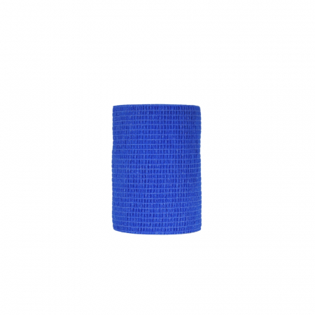 Produse recuperare sportiva - Bandaj elastic autoadeziv Minut, albastru 7.5 cm x 4.5 m - Minut