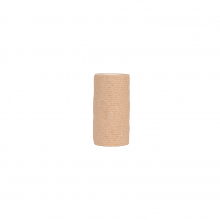 Produse recuperare sportiva - Bandaj elastic autoadeziv Minut, bej 10 cm x 4.5 m