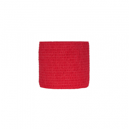 Produse recuperare sportiva - Bandaj elastic autoadeziv Minut, rosu 5 cm x 4.5 m