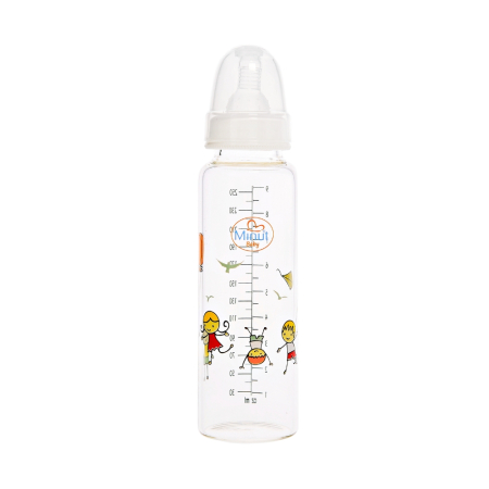 Biberoane, tetine si accesorii - Biberon Minut Baby sticla 250 ml, 3+