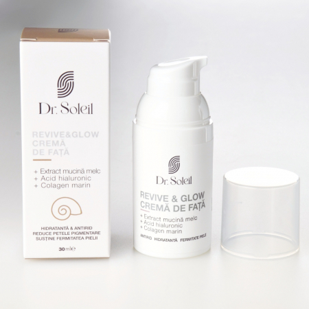 Crema fata cu mucina melc Revive & Glow Dr. Soleil, 30 ml [5]
