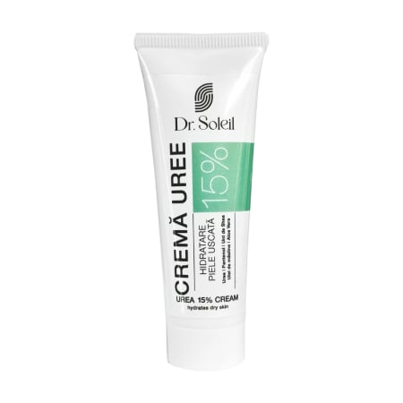 Tratamente ingrijire corp - Cremă Uree 15% cu Pantenol, Unt de Shea, Ulei de măsline și Aloe Vera, 50 ml