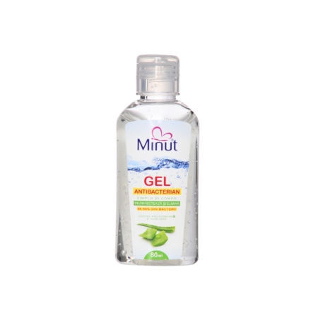 Gel antibacterian cu Aloe Vera, biocid, Minut, 80 ml [3]