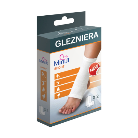 Gleznieră elastică 2 buc/cutie, mărime M, Minut [1]