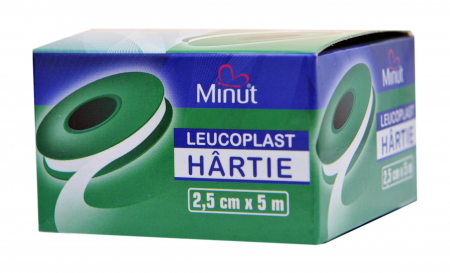 Consumabile sanitare - Leucoplast hartie Minut 2.5 cm x 5 m
