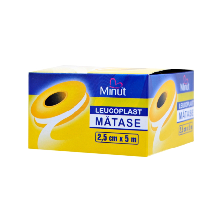 Consumabile sanitare - Leucoplast matase Minut  2.5 cm x 5 m