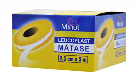 Consumabile sanitare - Leucoplast matase Minut  2.5 cm x 5 m
