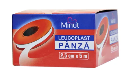 Consumabile sanitare - Leucoplast panza Minut 2.5 cm x 5 m
