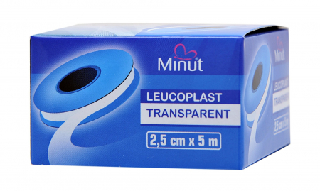 Consumabile sanitare - Leucoplast transparent Minut 2.5 cm x 5 m