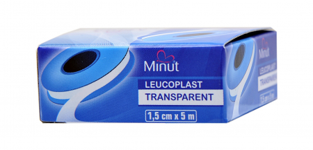Consumabile sanitare - Leucoplast transparent Minut 1.5 cm x 5 m
