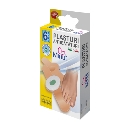 Plasturi - Plasturi antibataturi cu acid salicilic, Minut