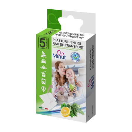 Plasturi - Plasturi Minut pentru rau de transport 5 buc/cutie