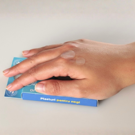 Plasturi pentru negi, cu acid salicilic, 16buc/cutie, Minut [3]