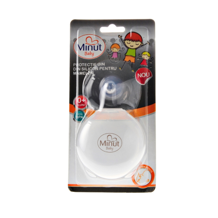 Protectii silicon Minut Baby pentru mamelon, 2 buc /cutie [5]