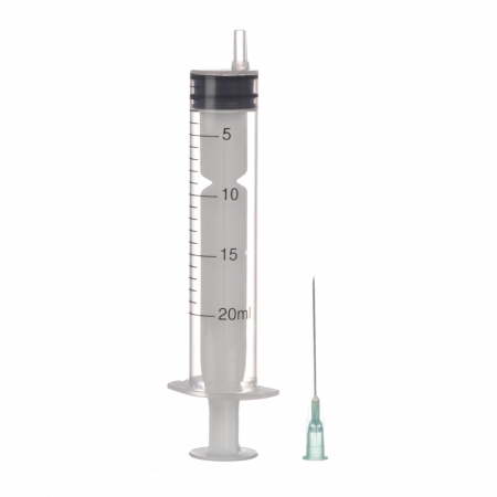 Consumabile sanitare - Seringa cu ac Minut, set 100 buc 20 ml