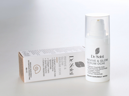 Serum ochi cu mucina melc Revive & Glow Dr. Soleil, 15 ml [3]
